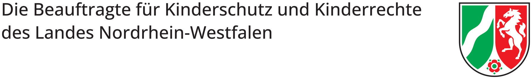 Absenderkennung: Die Beauftragte für Kinderschutz und Kinderrechte des Landes Nordrhein-Westfalen